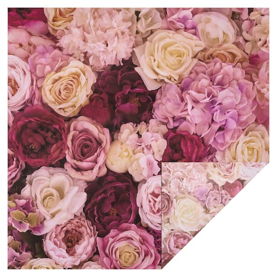 Pink Roses Cardstock by Recollections™, 12" x 12"